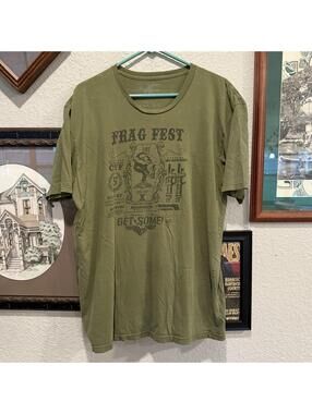 Vintage 00s RARE Xbox 360 MF Halo 3 Frag Fest Master Chief Shirt Size Men’s 2XL